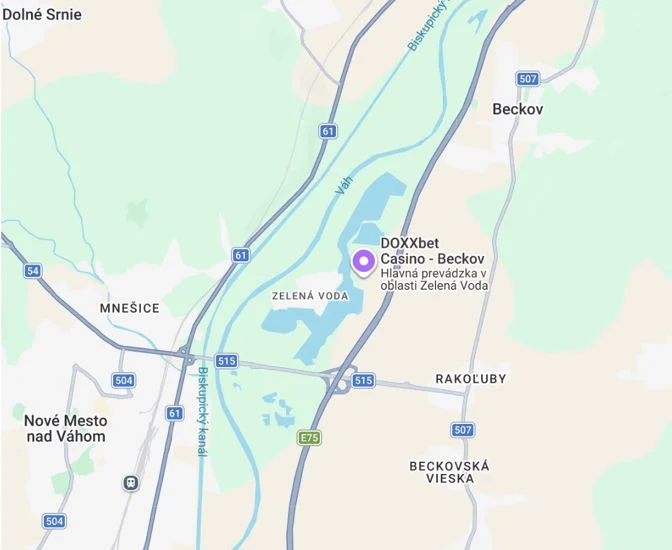 Interiér DOXXbet Casino Zelená Voda